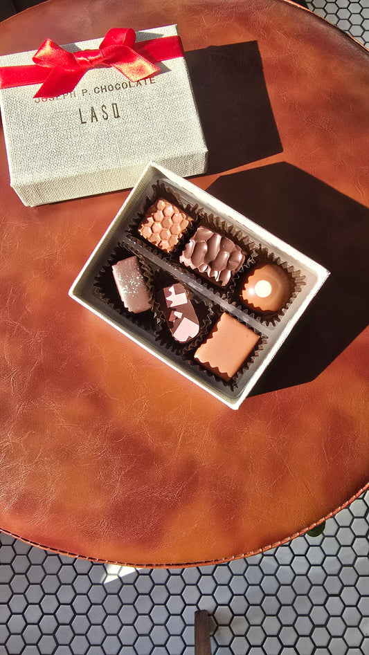 Small size bonbon chocolate gift box- 6 pieces